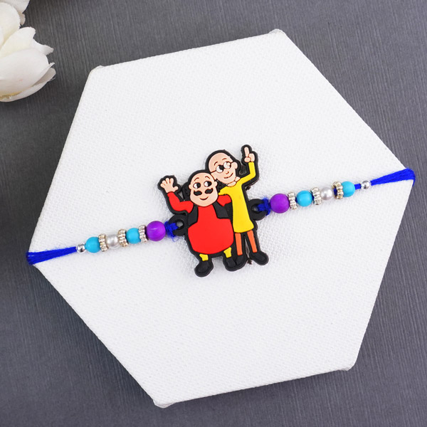 Motu Patlu Kids Rakhi with Mug Combo