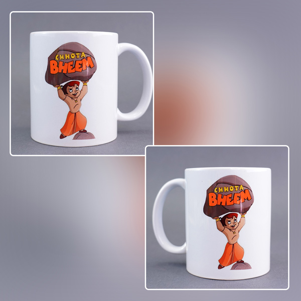 Chhota Bheem Rakhi with Lights N Mug Combo