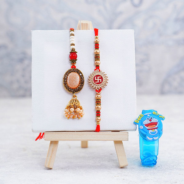 Bhaiya Bhabhi  N Kids Rakhi with Mugs Gift Hamper
