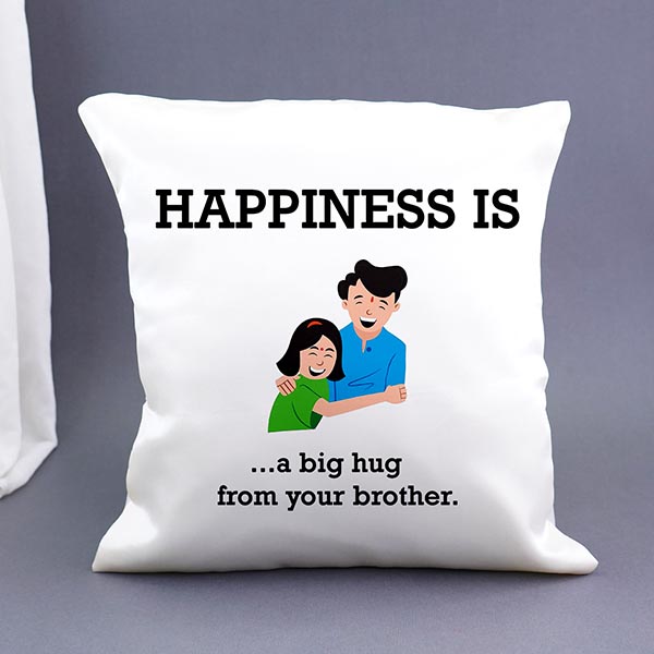 Burger Rakhi N Cushion Combo