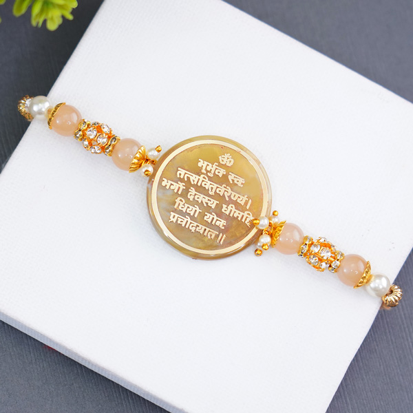 Designer Rakhi with Ferrero Rocher N Best Brother Cushion