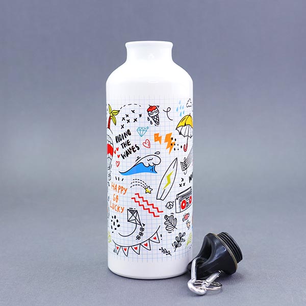 Cushion with Bottle N Chocolate for Sisters