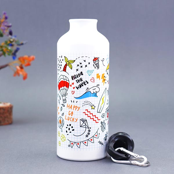 Cute Printed Bottle for Sister