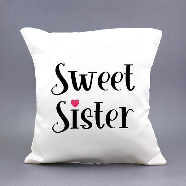 Cushion for Sister with Dairy Milk Silk