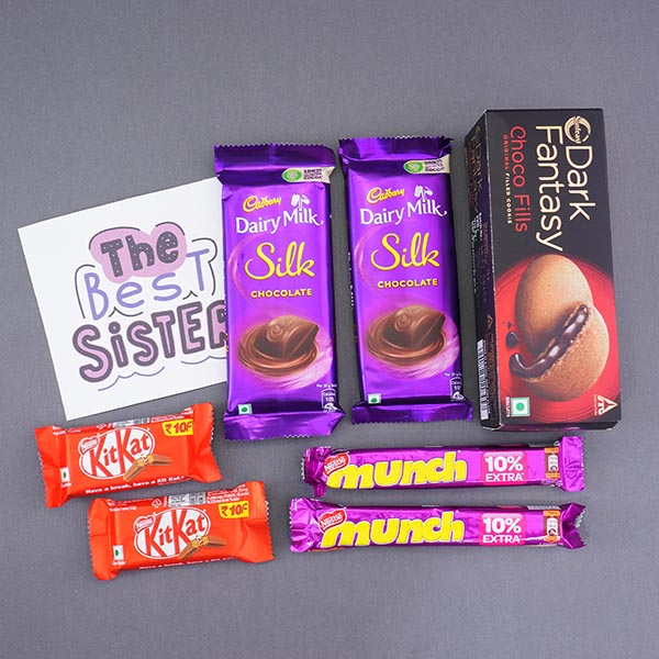 Chocolates for Sisters in a Toy Cycle