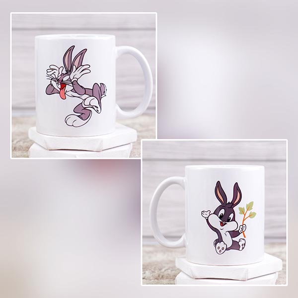 Bugs Bunny Mug with Pringles Combo