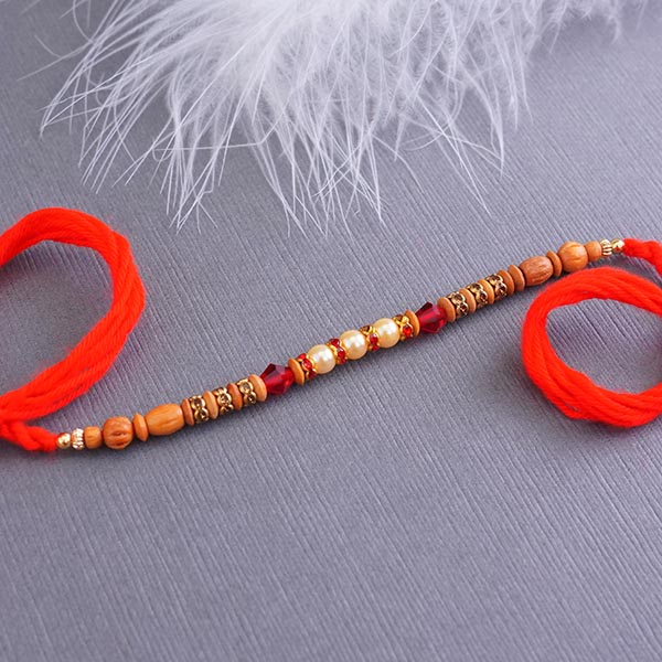 Tortoise Rakhi N Pearl Rakhi with Soan Papdi