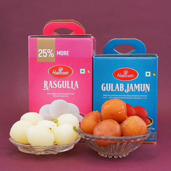 Amazing Five Rakhi with Haldiram Sweets for Brothers