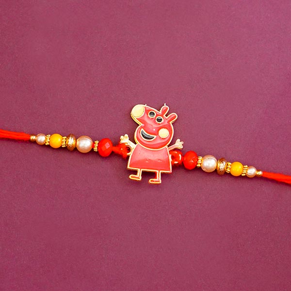 Peppa Pig Rakhi with Mug N Chocolates