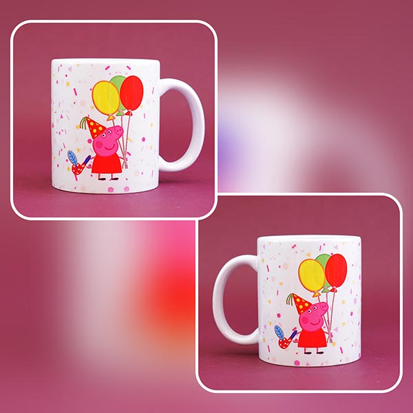 Peppa Pig Rakhi with Chocolates N Mug for Kids