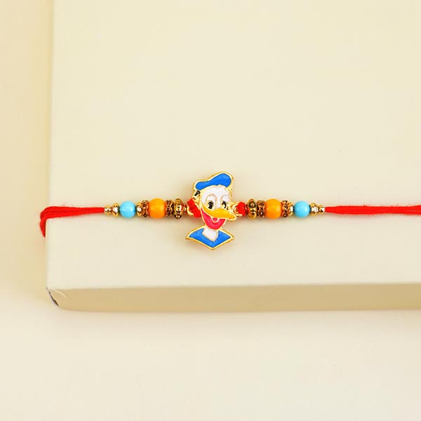 Donald Duck Rakhi with Chocolates for Kids