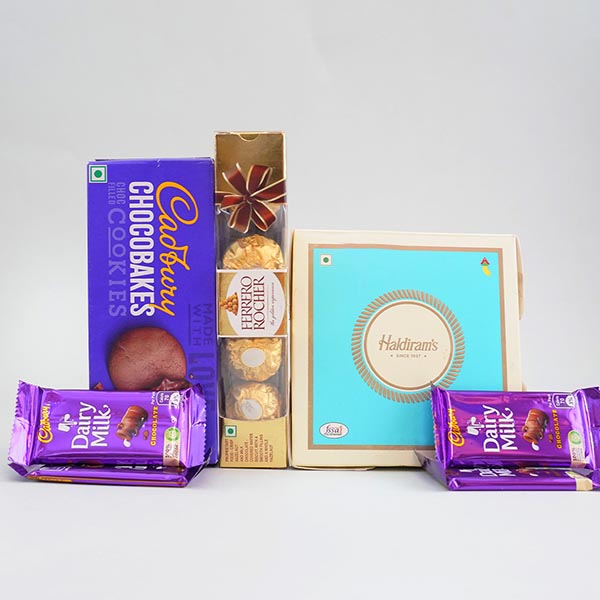 Minion Rakhi N Doraemon Rakhi Gift Hamper