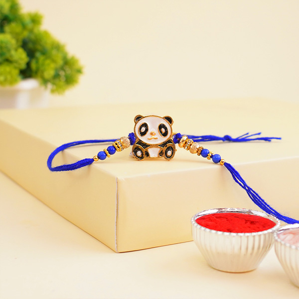 Cute Panda Kid Rakhi for Little Brother