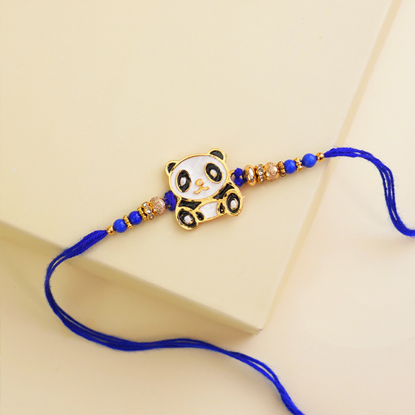 Cute Panda Kid Rakhi for Little Brother