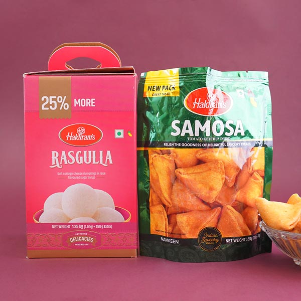 One Antique Rakhi with Sweets N Book Gift Hamper