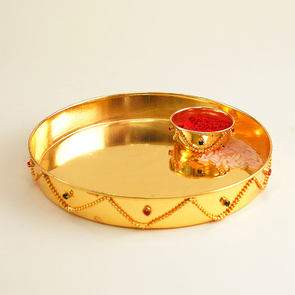 Designer Rakhi for Brother with Dry Fruit