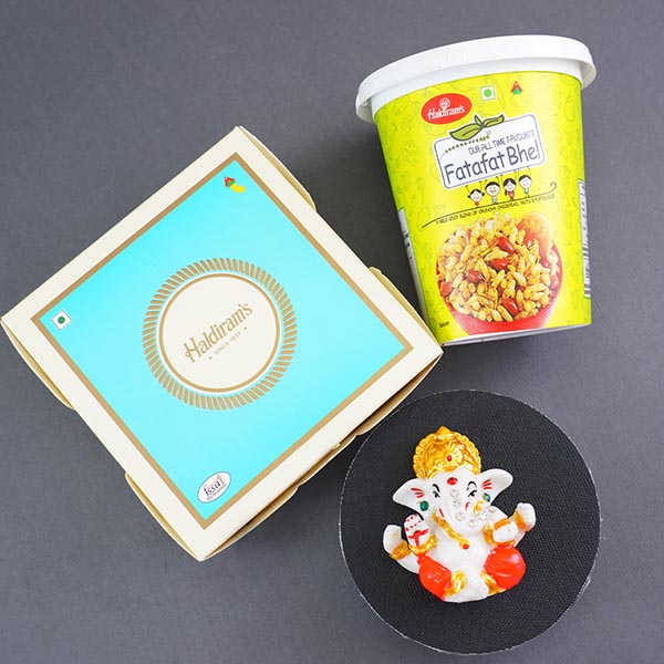 Silver Bracelet Rakhi N AD Rakhi with Kaju Katli N Chocolates