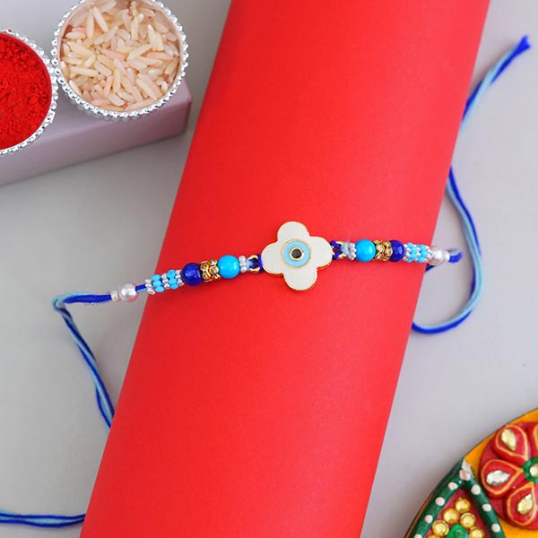 Good Luck Blue Rakhi for Brother