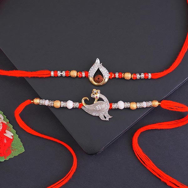 Two Shining AD Rakhis