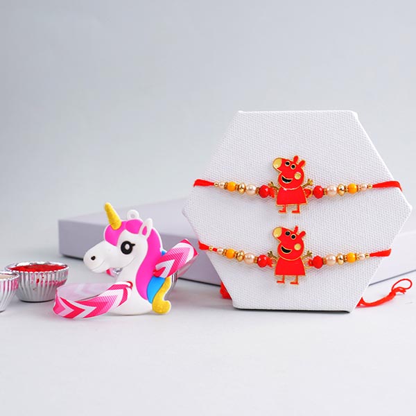 Adorable Kids Rakhi Set of 3