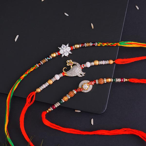 Set of Three Gleaming AD Rakhis