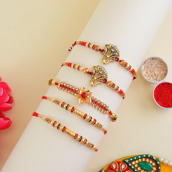 Five Designer Rakhi Set for Brothers