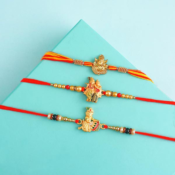 Set of Five Auspicious Rakhis