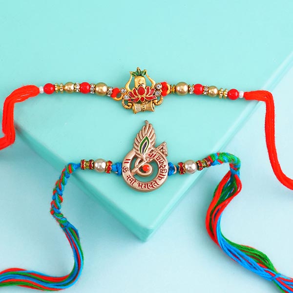 Set of Five Auspicious Rakhis