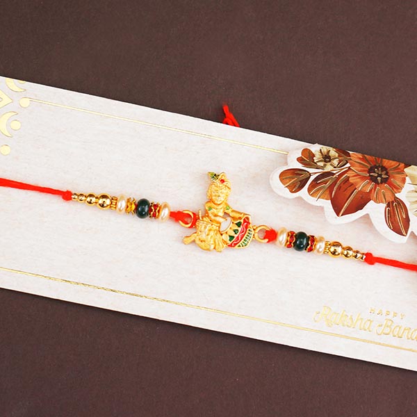 Krishna Rakhi with Plant N Wallet