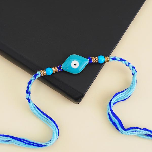 Evil Eye Rakhi with Chocolate N Wallet