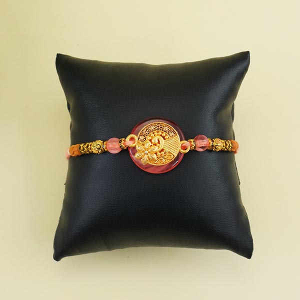Beaded Designer Rakhi with Wallet N Cashews