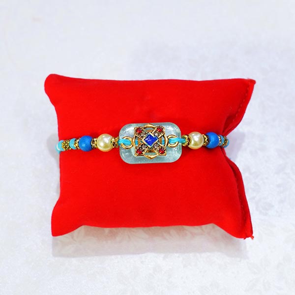 Beaded Designer Rakhi with Chocolates