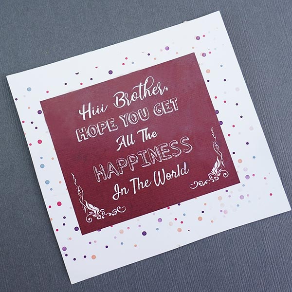 Golden Krishna Rakhi with Chocolates Combo