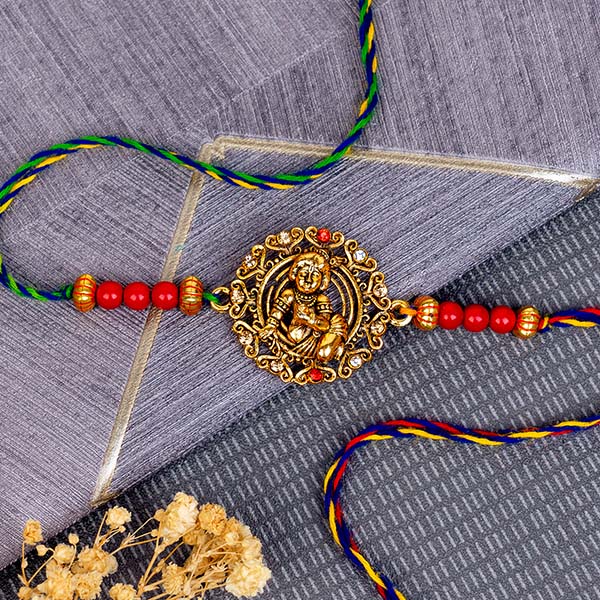 Two Rakhi Sets of Designer Rakhi and Antique Rakhi