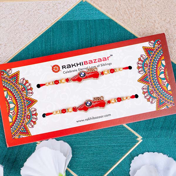 Kids Rakhi and Rudraksha Rakhi Set of 5