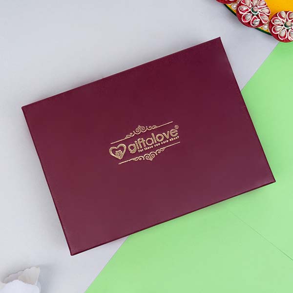 Designer Rakhi with Dairy Milk Chocolates in Signature Box