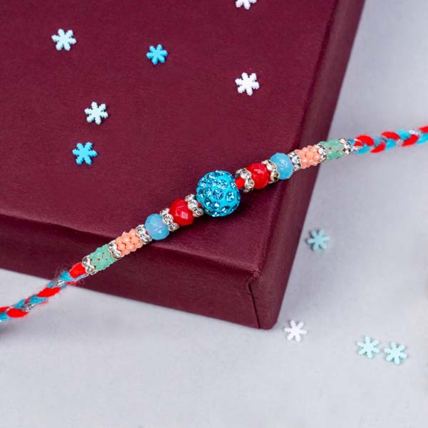 Shining Pearl Rakhi for Brother
