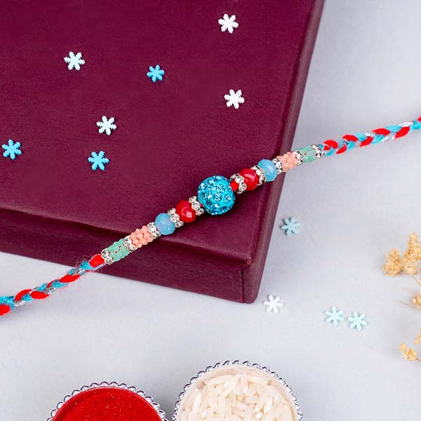 Shining Pearl Rakhi for Brother