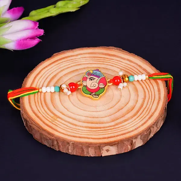 Multicolored Ganesha Rakhi for Kids Saudi Arabia