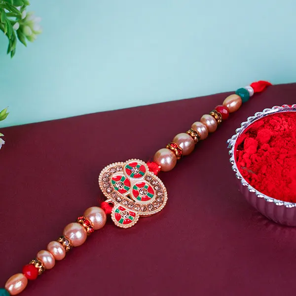 Elegant Beads Designer Rakhi