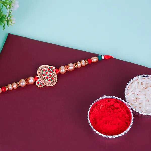 Elegant Beads Designer Rakhi