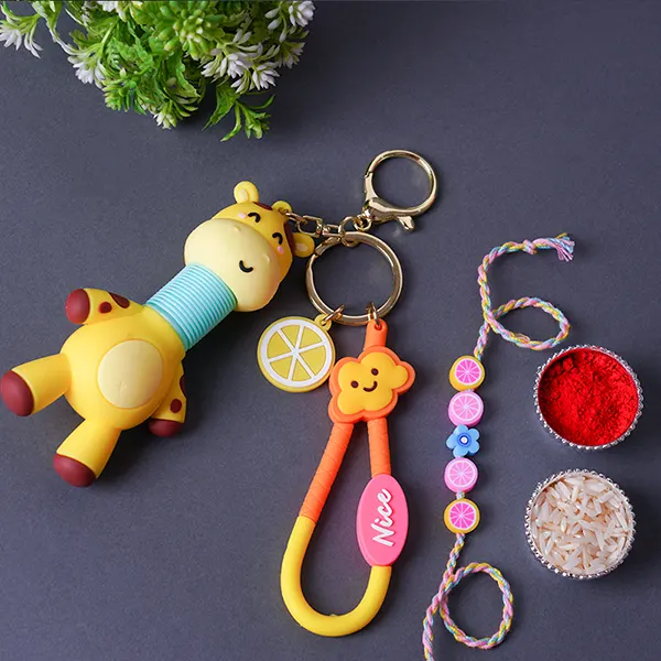 Adorable Giraffe Rakhi for Kids