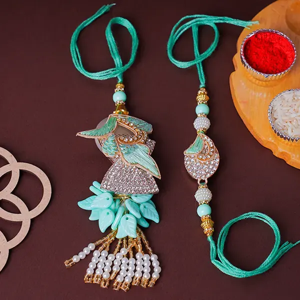 Serene Teal Bhaiya Bhabhi Rakhi Saudi Arabia