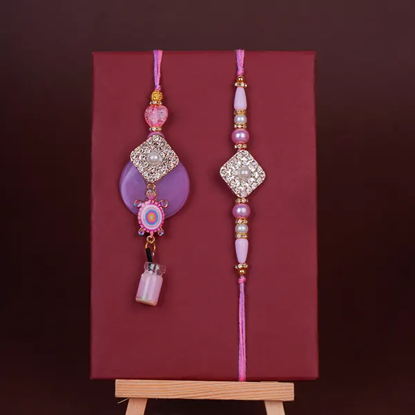 Pink Paradise Bhaiya Bhabhi Rakhi