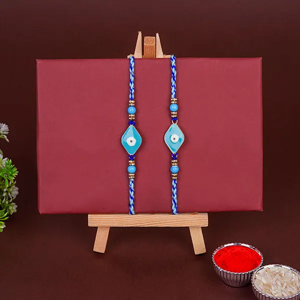 Pair of Evil Eye Rakhi for Brothers