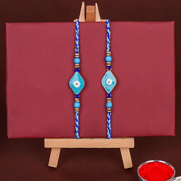 Pair of Evil Eye Rakhi for Brothers