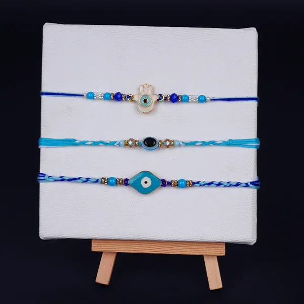 Set of 3 Evil Eye Rakhi