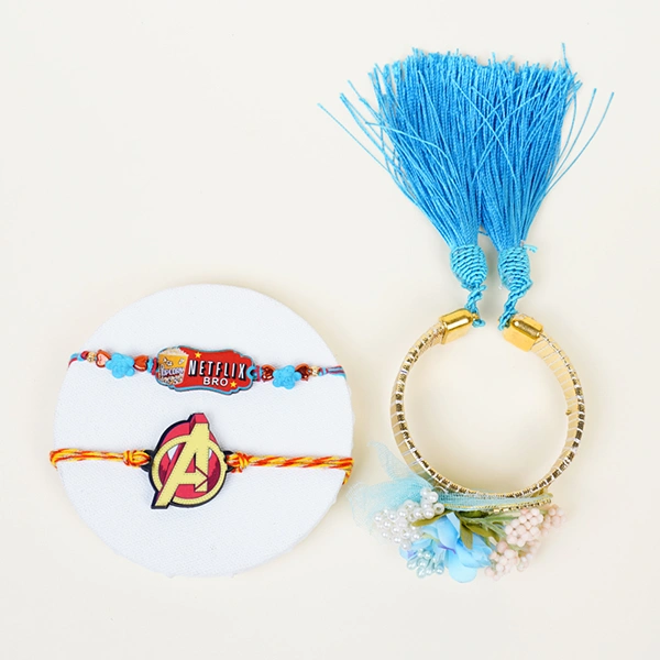 Netflix Rakhi & Avengers Kid Rakhi Gift Hamper