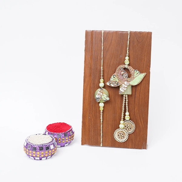 Bhai-Bhabhi Rakhi with Gift Basket Hamper
