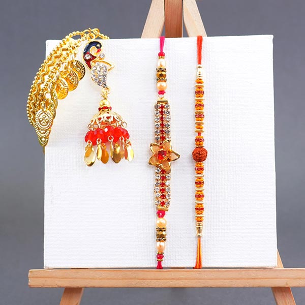 Set of Three Attractive Rakhis